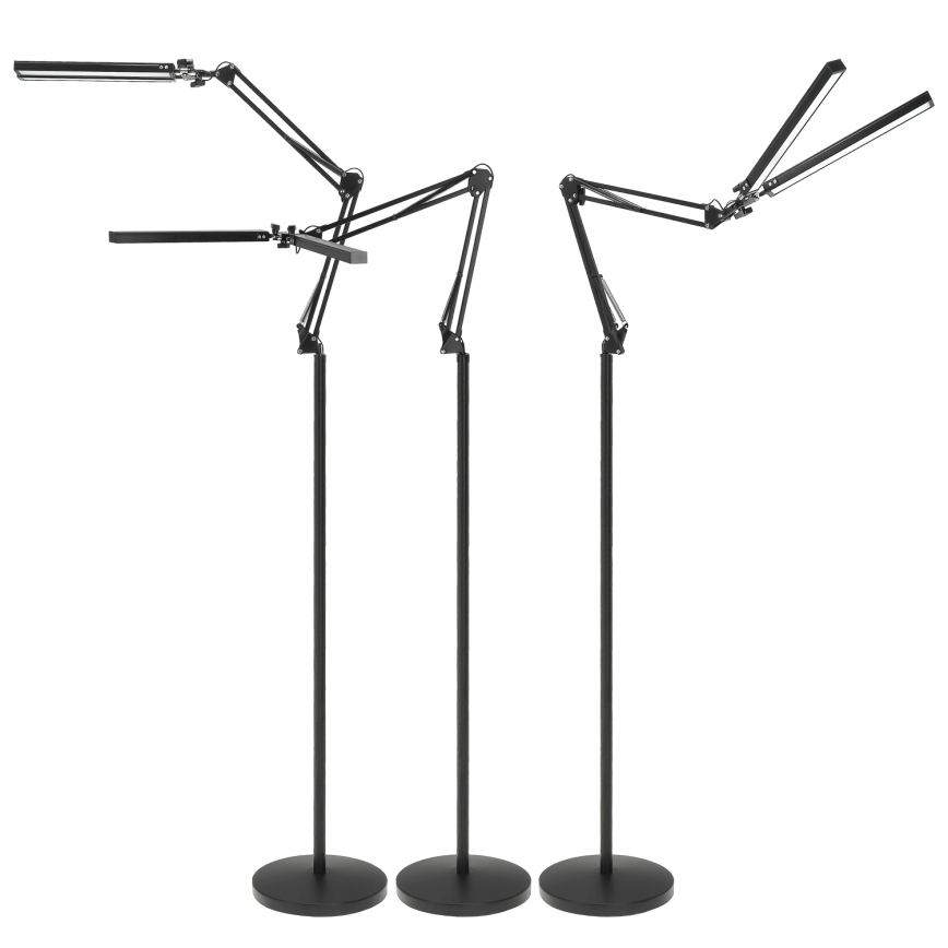 Brilagi - LED затемнювана гнучка підлогова лампа VARIO LED/14W/230V 3000-6000K 157 cm чорна