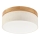 Brilagi - LED Ceiling Light BELLADONNA LED/20W/230V diameter 30 cm cream/oak