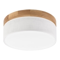 Brilagi - LED Ceiling Light BELLADONNA LED/20W/230V Ø 30 cm white/oak