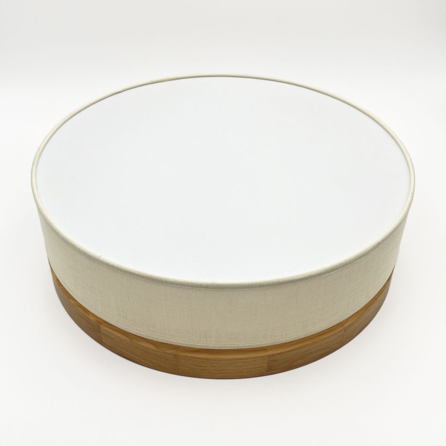 Brilagi - LED Ceiling Light BELLADONNA LED/36W/230V diameter 40 cm cream/oak