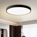 Brilagi - LED Ceiling Light POOL LED/100W/230V 3000/4500/6000K diameter 80 cm black