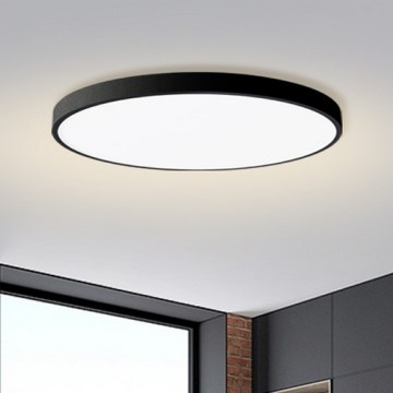 Brilagi - LED Ceiling Light POOL LED/180W/230V 3000/4500/6000K diameter 120 cm black