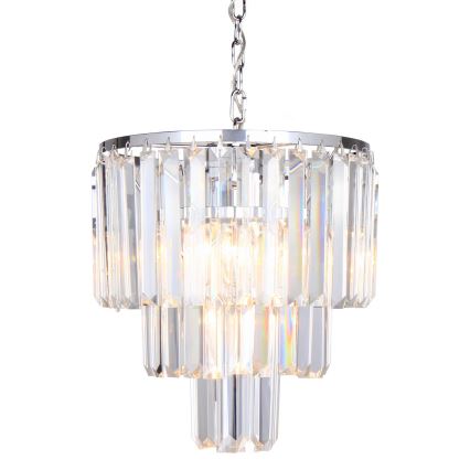 Brilagi - LED Хрустальная люстра на цепи MOZART 4xE14/40W/230V блестящий хром