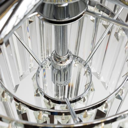 Brilagi - LED Хрустальная люстра на цепи MOZART 5xE14/40W/230V блестящий хром