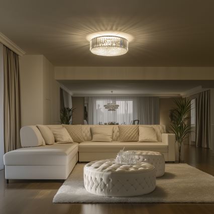 Brilagi - Светодиодная хрустальная потолочная люстра GLAMOUR 5xG9/42W/230V диаметр 46 см