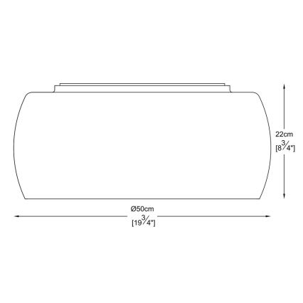 Brilagi - LED хрустальная потолочная люстра JEWEL 6xG9/40W/230V, диаметр 50 см