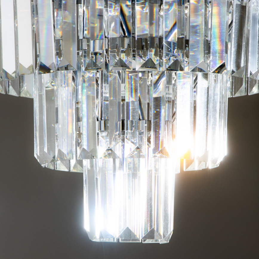 Brilagi - LED Хрустальный потолочный светильник MOZART 5xE14/40W/230V блестящий хром