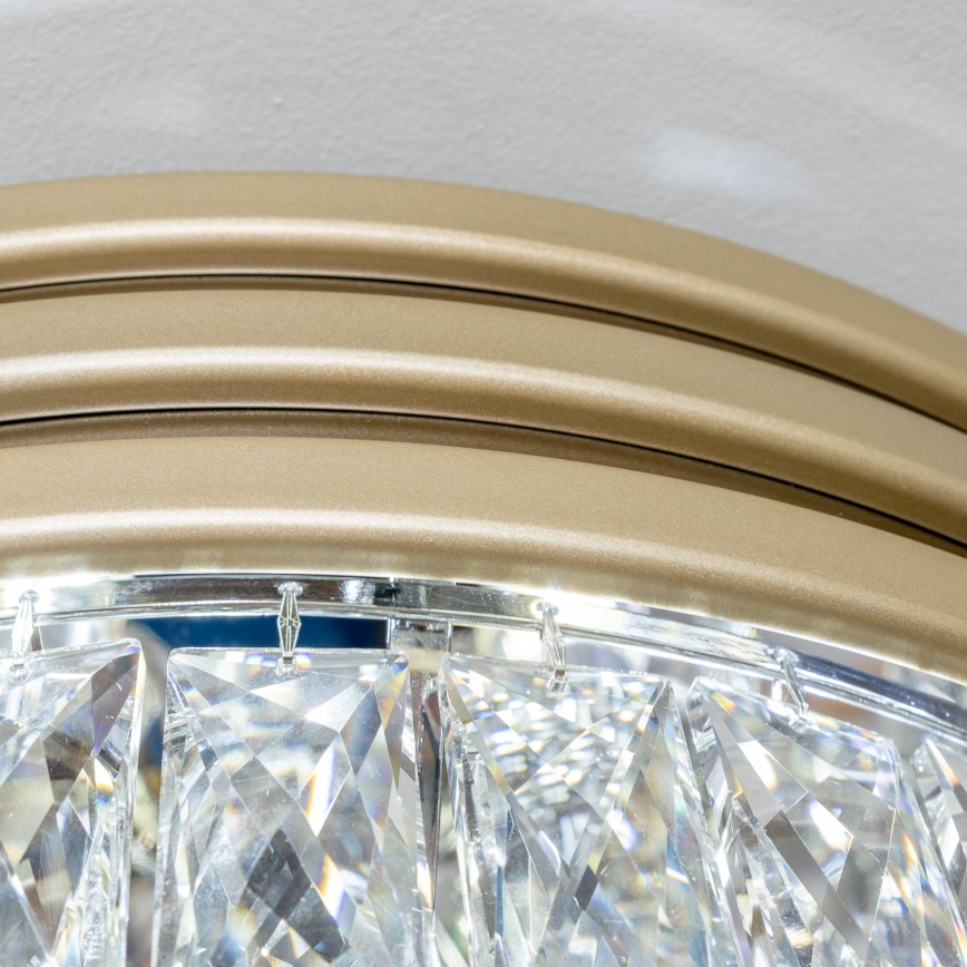 Brilagi - LED Хрустальный потолочный светильник VELURE 5xE14/40W/230V золотистый