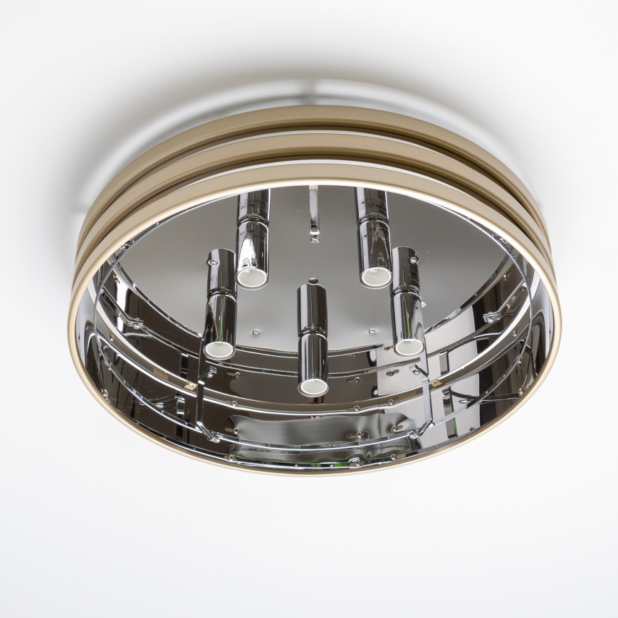 Brilagi - LED Хрустальный потолочный светильник VELURE 5xE14/40W/230V золотистый