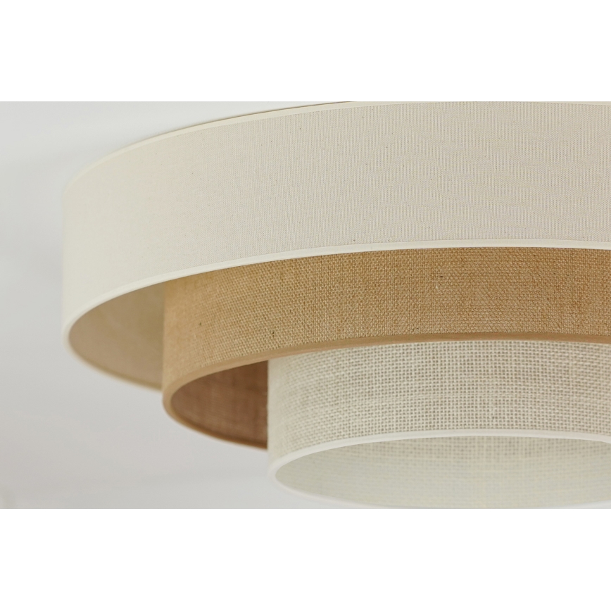 Brilagi - Світлодіодний стельовий світильник DENVER LUNETA LED/12W/230V діаметром 60 см 3000K/4000K/6400K бежевий/кремовий