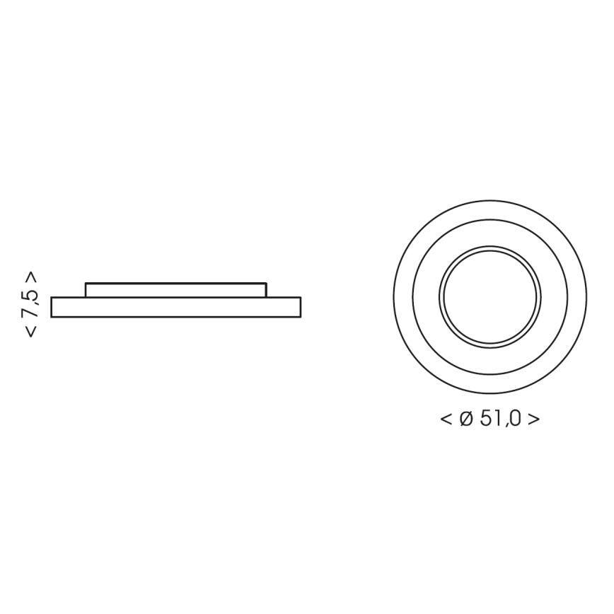 BRILAGI - LED детский потолочный светильник ASTRO LED/80Вт/230В 3000/4500/6000К диам. 51 см