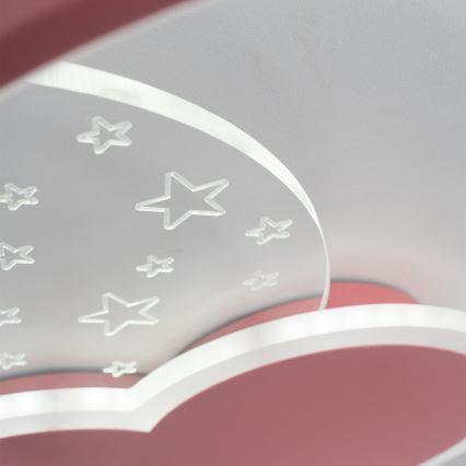 Brilagi - LED Детский потолочный светильник LOVE LED/48W/230V 3000/4500/6000K розовый