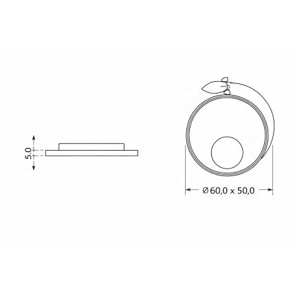 Brilagi - Детский LED-потолочный светильник STARSHIP LED/64 Вт/230 В 3000/4500/6000 К жёлтый