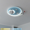 Brilagi -LED Детский потолочный светильник STARSHIP LED/64W/230V 3000/4500K синий
