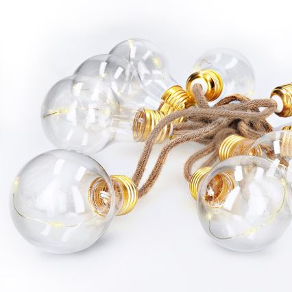 BRILAGI - LED декоративна гірлянда 10xLED/3xAA 1,8m теплий білий