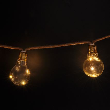 BRILAGI - LED декоративна гірлянда 10xLED/3xAA 1,8m теплий білий