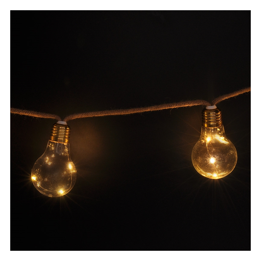 BRILAGI - LED декоративна гірлянда 10xLED/3xAA 1,8m теплий білий