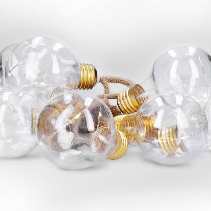Brilagi - LED декоративная гирлянда 10xLED/3xAA 1,8 м, тёплый белый