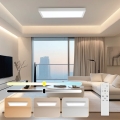 Brilagi - LED Димиируемый потолочный светильник FRAME SMART LED/30W/230V 30x60 см 3000-6000K IP44 белая + дистанционное управление
