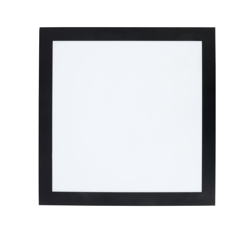Brilagi - LED Dimmable Bathroom Ceiling Light FRAME SMART LED/24W/230V 30x30 cm 3000-6000K IP44 Black + Remote Control
