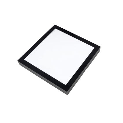 Brilagi - LED Dimmable Bathroom Ceiling Light FRAME SMART LED/24W/230V 30x30 cm 3000-6000K IP44 Black + Remote Control