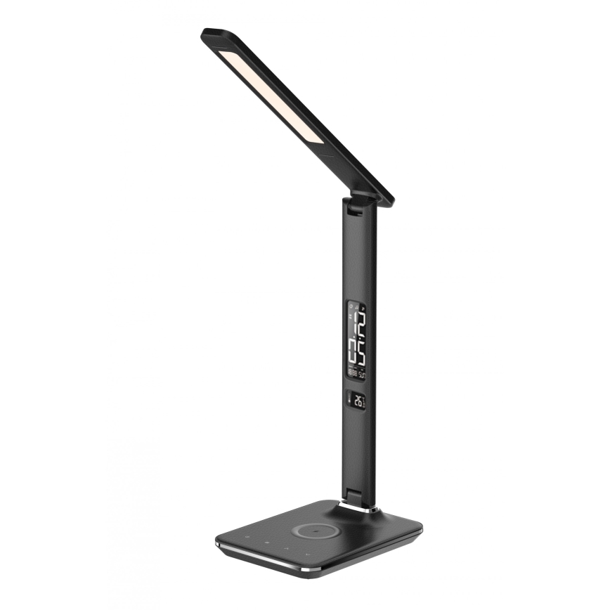 Brilagi - диммируемая LED-настольная лампа с беспроводной зарядкой Qi и USB REGINA LED/8,5W/230V черная