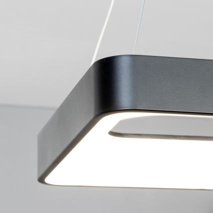 Brilagi - LED диммируемая подвесная люстра на тросе FALCON II LED/80W/230V 3000-6500K 40x40 см черная + пульт дистанционного управления