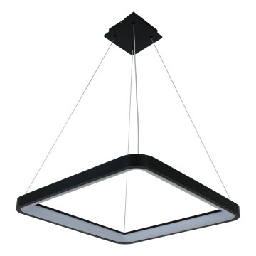 Brilagi - LED диммируемая люстра на тросе FALCON SLIM LED/50W/230V 3000-6500K 50x50 cm черная + пульт дистанционного управления