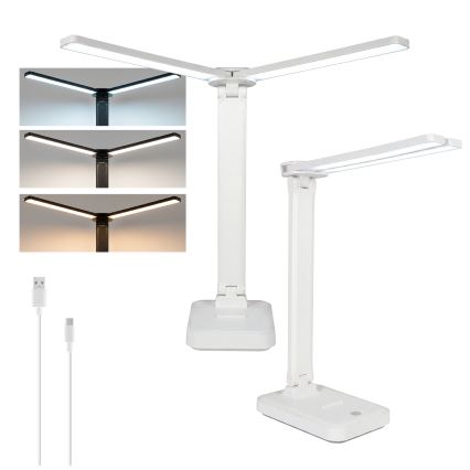 BRILAGI - LED Диммируемая настольная лампа MODO DUO LED/8W/5V 3000/4000/6500K белая