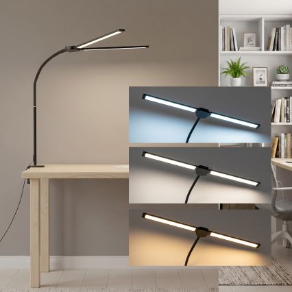 BRILAGI - LED диммируемая настольная лампа USB VARIO LED/14W/5V 3000-6000K чёрная