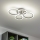 Brilagi - LED диммируемая накладная люстра ORBITS LED/50W/230V 3000-6500K черная + пульт дистанционного управления