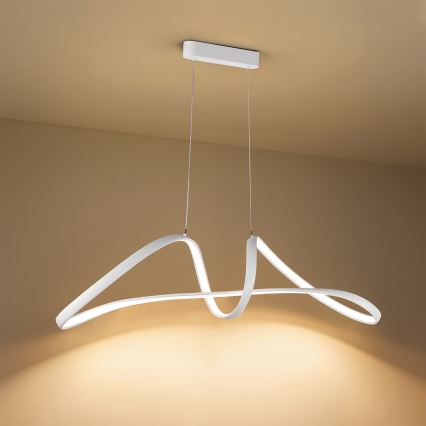 BRILAGI - подвесная LED-люстра с плавной регулировкой яркости на тросе TWISTER LED/60W/230V 3000-6000K белая + дистанционное управление