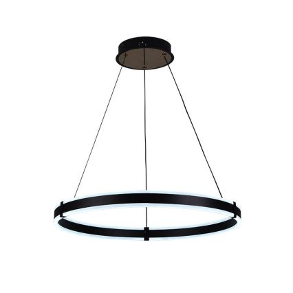 Brilagi - диммируемая LED-люстра на тросе CIRCLE LED/85W/230V 3000-6500K Ø 60 см, черный/золотой + пульт дистанционного управления