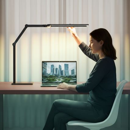 Brilagi - диммируемая сенсорная светодиодная настольная лампа VARIO LED/24W/230V 3000-6500K CRI 92 чёрная