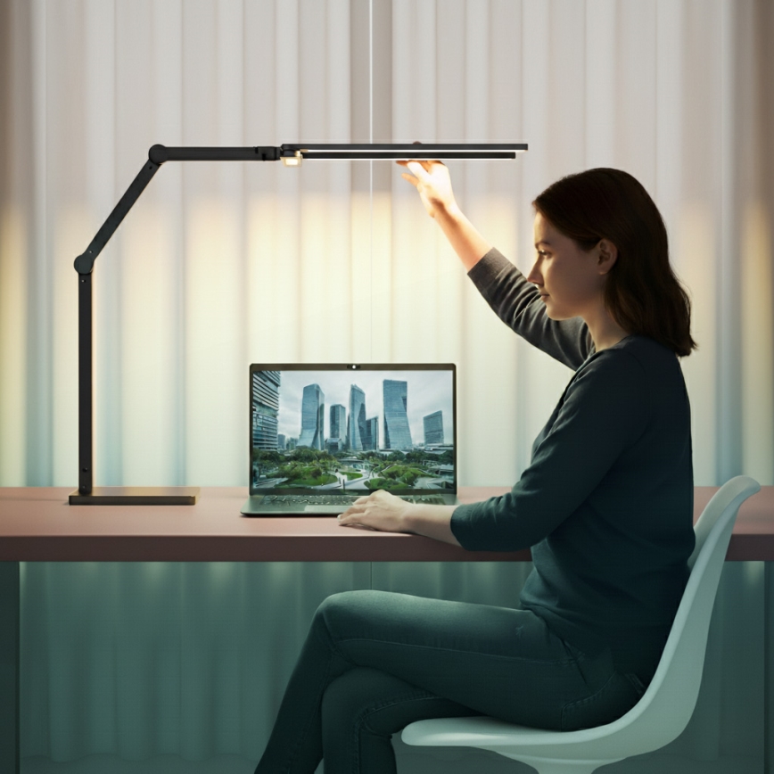 Brilagi - диммируемая сенсорная светодиодная настольная лампа VARIO LED/24W/230V 3000-6500K CRI 92 чёрная