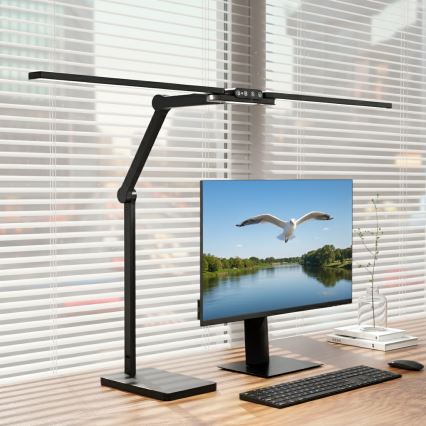 Brilagi - диммируемая сенсорная светодиодная настольная лампа VARIO LED/24W/230V 3000-6500K CRI 92 чёрная