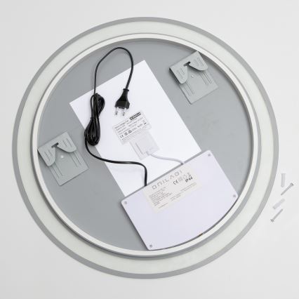 Brilagi - LED-зеркало для ванной с подогревом AVA ECO LED/11,5W/230V, диаметр 60 см, IP44, CRI 90, диммируемое + CCT