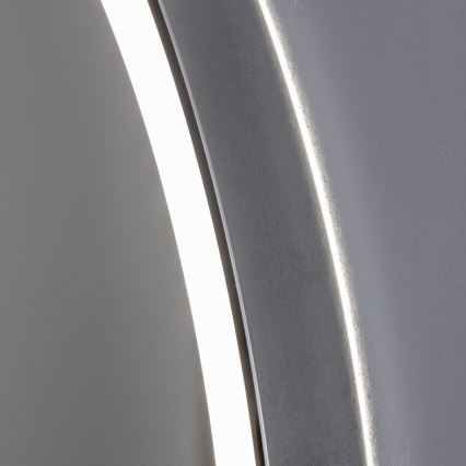 Brilagi - LED-диммируемое зеркало для ванной с подогревом и подсветкой ALU PRO LED/18W/230V Ø 60 см 3000/4000/6500K IP44 глянцевый хром CRI 90