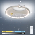 BRILAGI - LED диммируемый детский потолочный светильник ASTRO LED/20W/230V диаметр 50 см 3000-6000K астронавт + пульт дистанционного управления