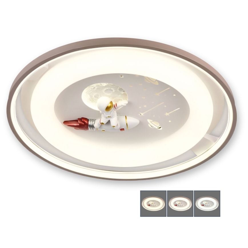BRILAGI - светодиодный диммируемый потолочный светильник для детской ASTRO LED/75W/230V 3000-6000K диам. 50 см + пульт дистанционного управления