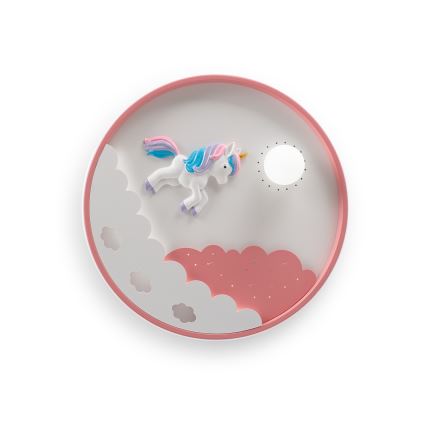 Brilagi - Диммируемый LED потолочный светильник для детской UNICORN, 68 Вт/230 В, 3000–6000 К, диаметр 49 см + пульт дистанционного управления