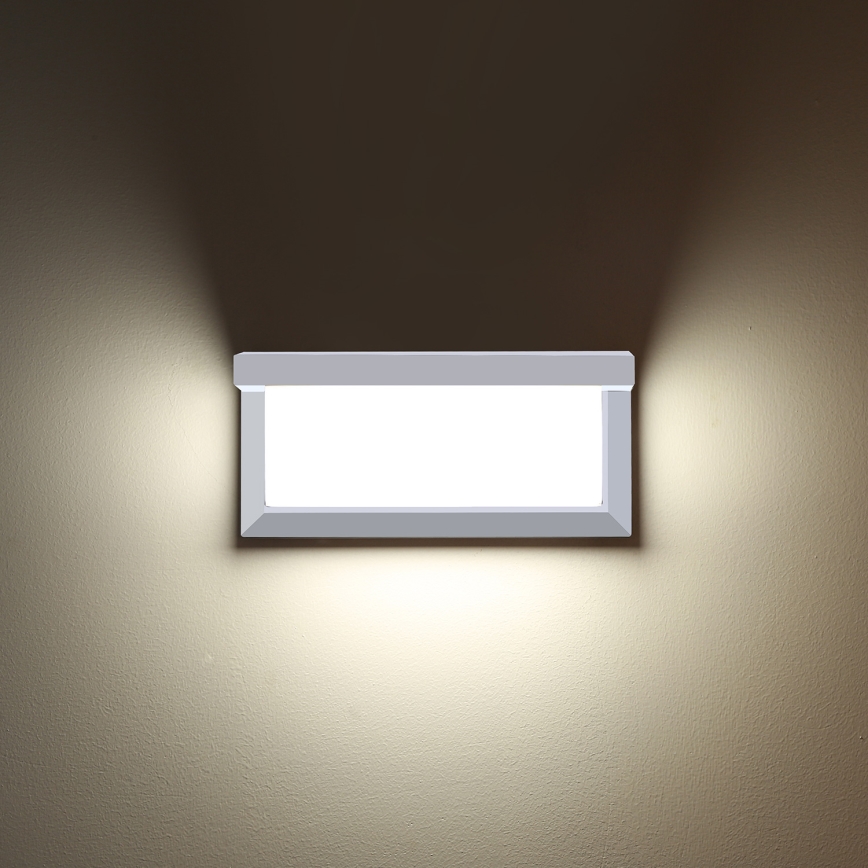 Brilagi - LED диммируемый уличный настенный светильник BRICKY 1xE27/6W/230V 2700-6500K IP54 белый