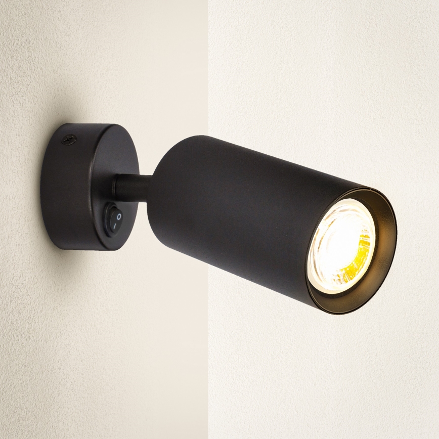 Brilagi - LED диммируемый настенный точечный светильник SELE 1xGU10/6,5W/230V 2700-6500K черный