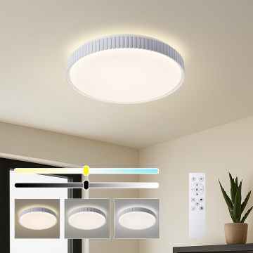 Brilagi - LED диммируемый потолочный светильник CORVO LED/72W/230V 3000-6000K белый диаметр 50 см + дистанционное управление