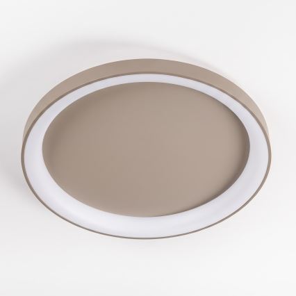 BRILAGI - Диммируемый потолочный светильник FALCON II LED/108W/230V 3000-6500K Ø 80 см, бежевый + пульт дистанционного управления
