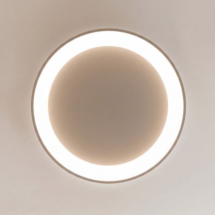 BRILAGI - Диммируемый светодиодный потолочный светильник FALCON II LED/99W/230V 3000-6500K Ø 60 см бежевый + пульт дистанционного управления