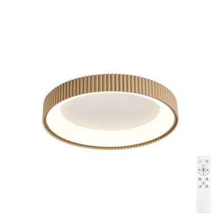 Brilagi - LED диммируемый потолочный светильник FALCON MODERN LED/30W/230V 3000-6500K диаметр 40 см бежевый + пульт дистанционного управления