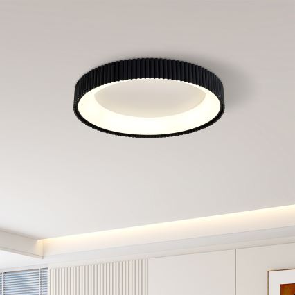 Brilagi - LED Диммируемый потолочный светильник FALCON MODERN LED/30W/230V 3000-6500K диам. 40 cm черный + пульт дистанционного управления