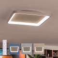 BRILAGI - LED диммируемый потолочный светильник FALCON SLIM LED/50W/230V 3000-6500K 50x50 см бежевый + пульт дистанционного управления