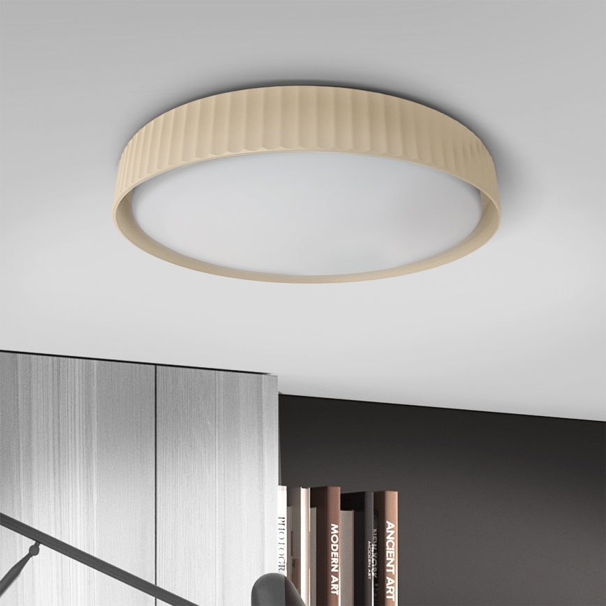 Brilagi - Диммируемый потолочный светильник LUCIA LED/60W/230V 3000-6500K диаметр 59 см бежевый + пульт дистанционного управления